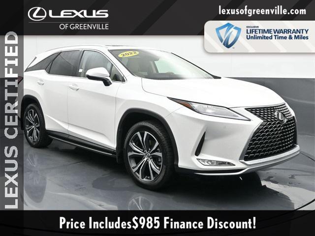 used 2022 Lexus RX 350L car, priced at $41,998