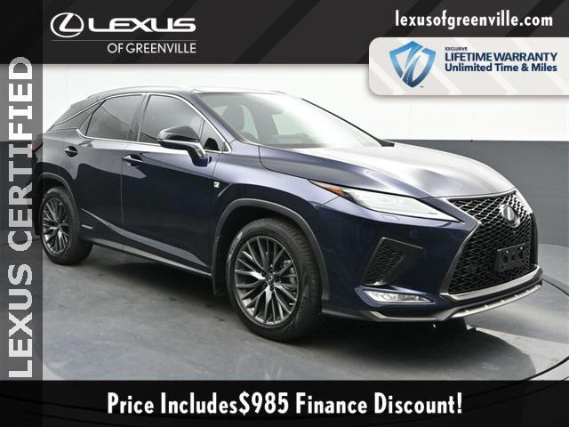 used 2021 Lexus RX 450h car, priced at $42,998