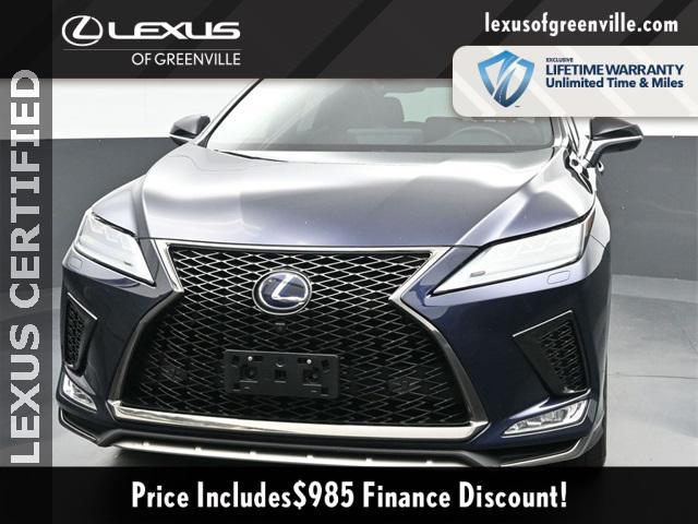 used 2021 Lexus RX 450h car, priced at $42,998