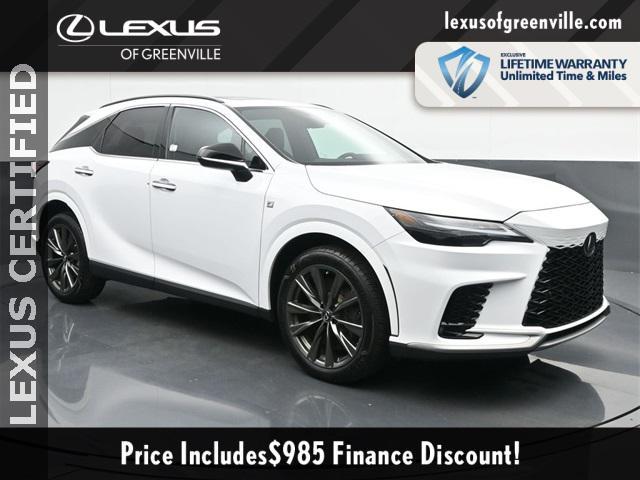 used 2023 Lexus RX 350 car, priced at $52,998