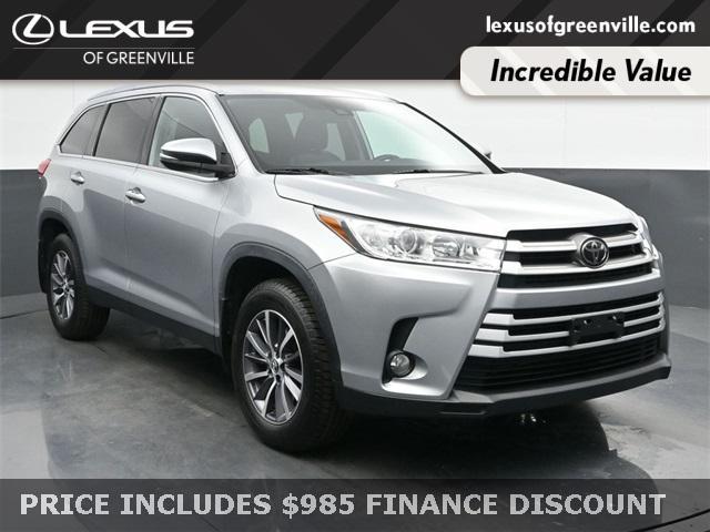 used 2019 Toyota Highlander car, priced at $28,998