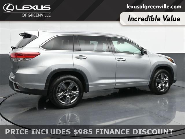 used 2018 Toyota Highlander car, priced at $23,598