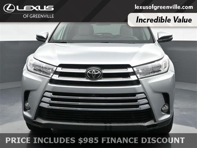 used 2018 Toyota Highlander car, priced at $23,598