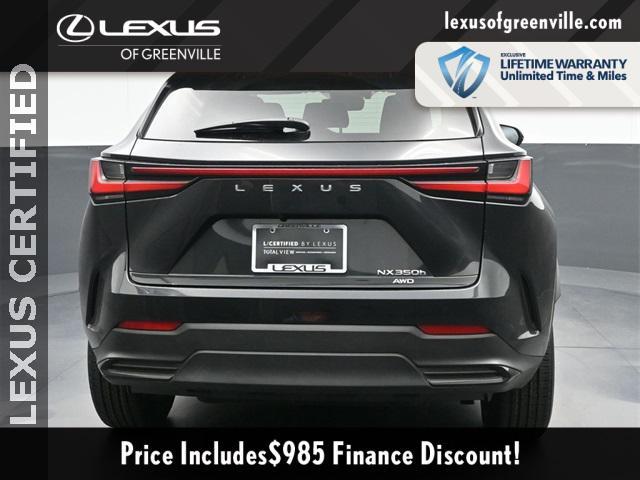 used 2022 Lexus NX 350h car, priced at $39,598