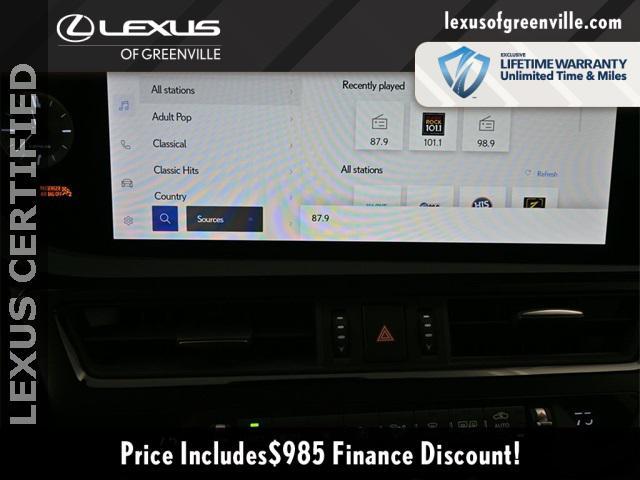 used 2024 Lexus ES 350 car, priced at $51,998