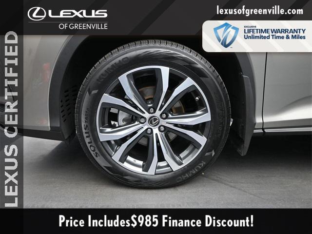 used 2022 Lexus RX 350 car, priced at $45,998