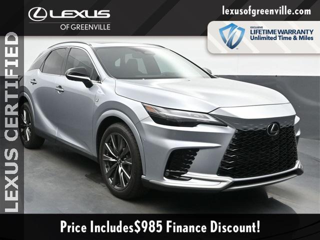 used 2023 Lexus RX 350 car, priced at $54,990
