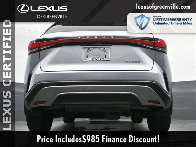 used 2023 Lexus RX 350 car, priced at $53,998