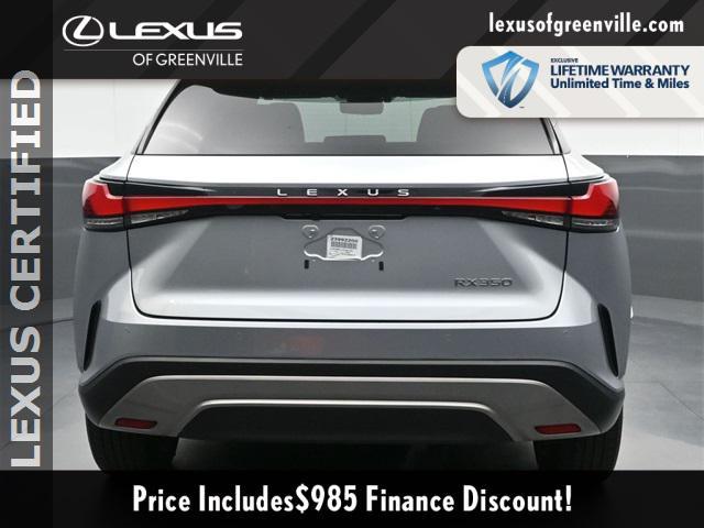 used 2023 Lexus RX 350 car, priced at $53,998