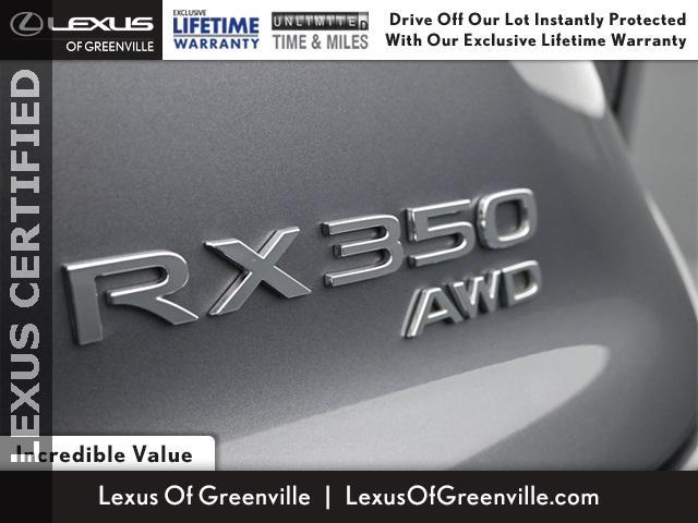 used 2023 Lexus RX 350 car, priced at $56,998