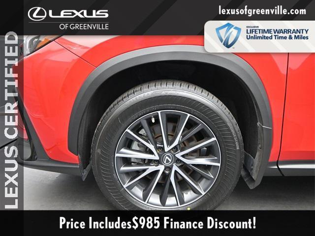 used 2023 Lexus NX 250 car, priced at $34,998