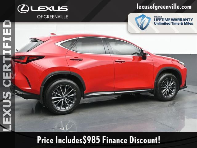 used 2023 Lexus NX 250 car, priced at $34,998