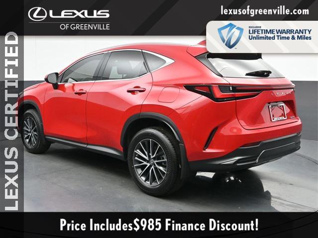 used 2023 Lexus NX 250 car, priced at $34,998