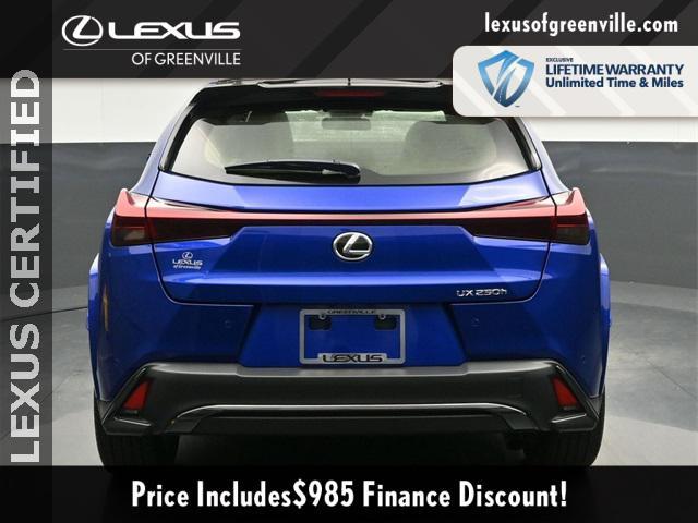 used 2023 Lexus UX 250h car, priced at $37,598