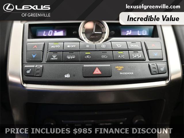 used 2015 Lexus NX 200t car, priced at $16,998
