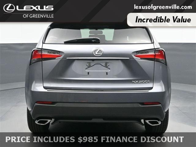 used 2015 Lexus NX 200t car, priced at $16,998