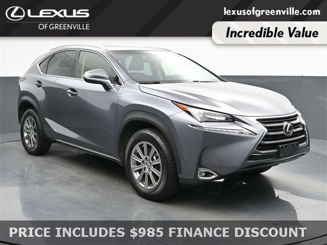 used 2015 Lexus NX 200t car, priced at $16,998
