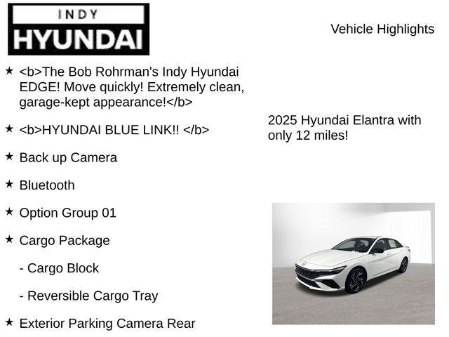 new 2025 Hyundai ELANTRA HEV car, priced at $23,838
