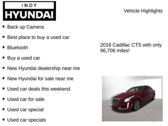 used 2018 Cadillac CTS car, priced at $15,900