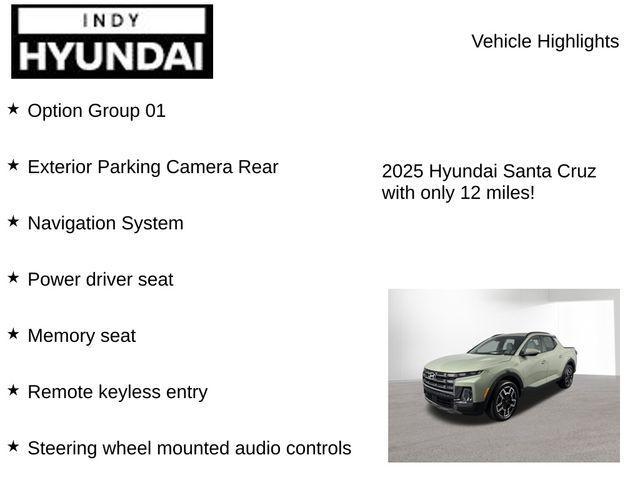 new 2025 Hyundai SANTA CRUZ car, priced at $39,851