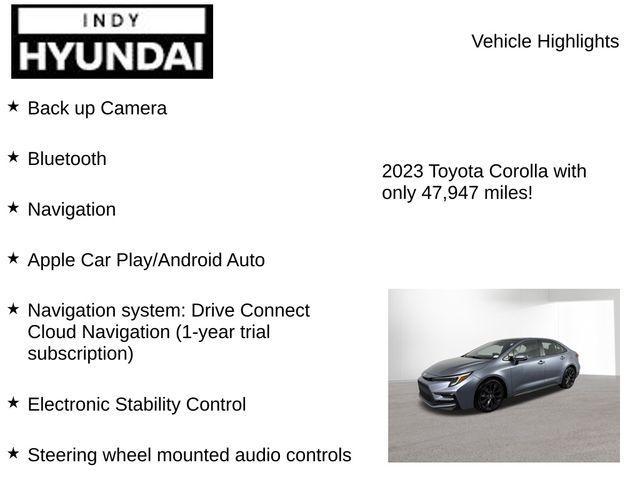 used 2023 Toyota Corolla car, priced at $21,700