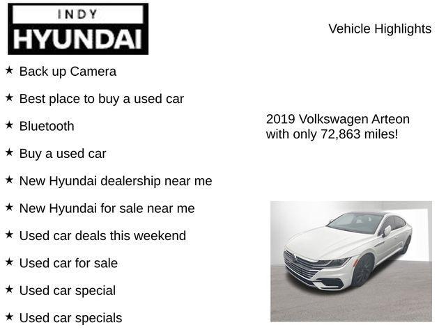 used 2019 Volkswagen Arteon car, priced at $21,000