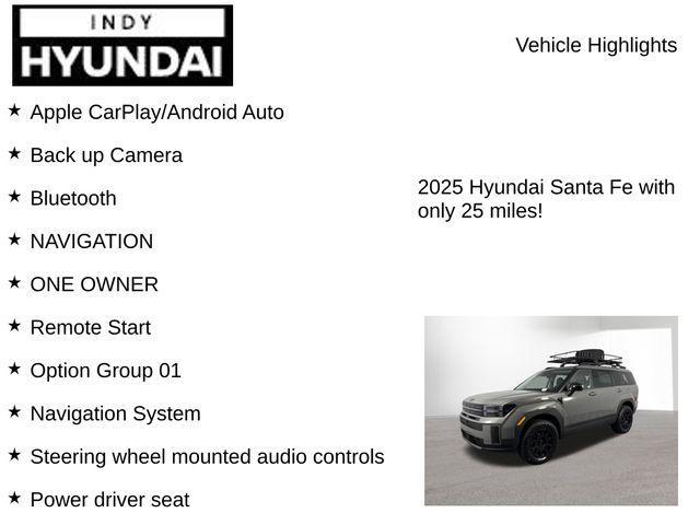 new 2025 Hyundai Santa Fe car, priced at $43,114