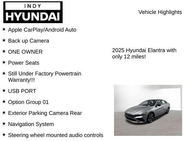 used 2025 Hyundai ELANTRA HEV car, priced at $23,700