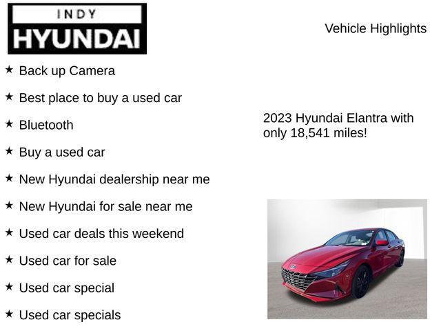 used 2023 Hyundai ELANTRA HEV car, priced at $21,000