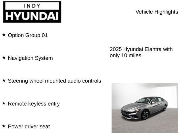 new 2025 Hyundai Elantra car, priced at $24,361