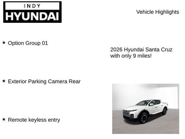 new 2026 Hyundai SANTA CRUZ car, priced at $30,716