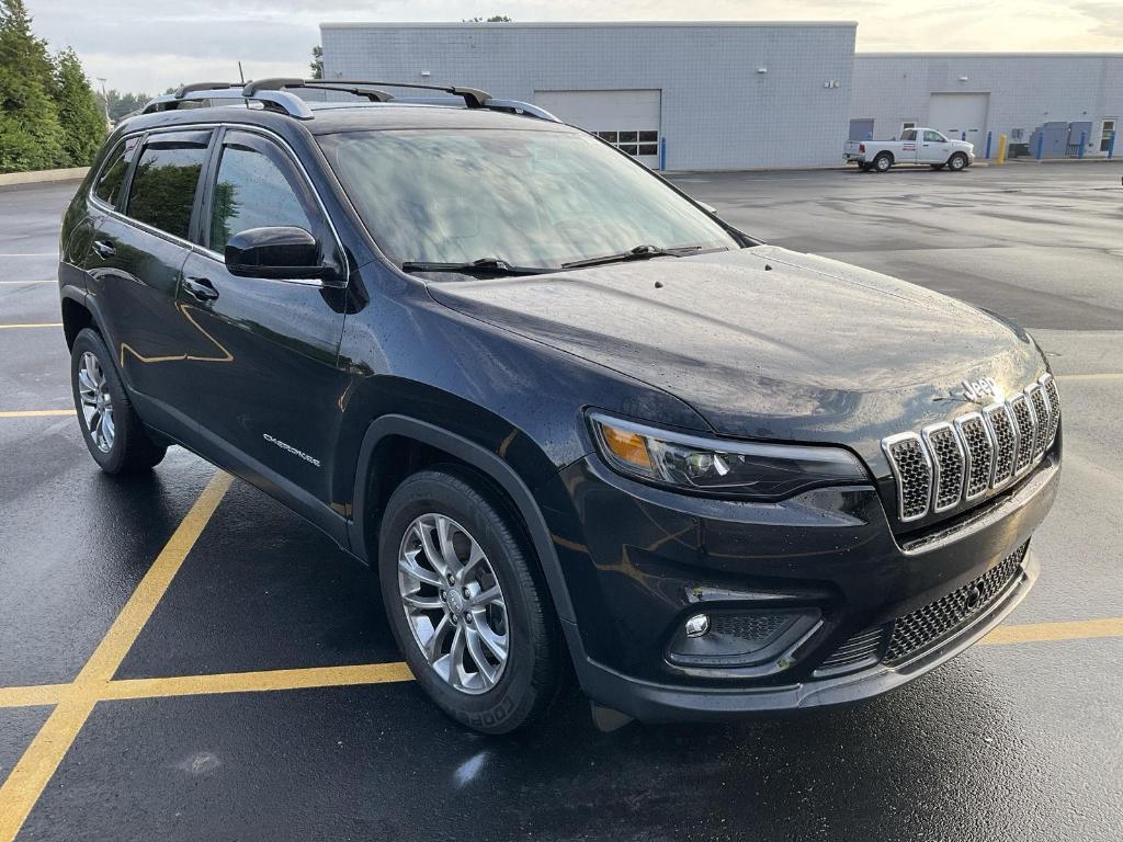 used 2021 Jeep Cherokee car, priced at $18,600