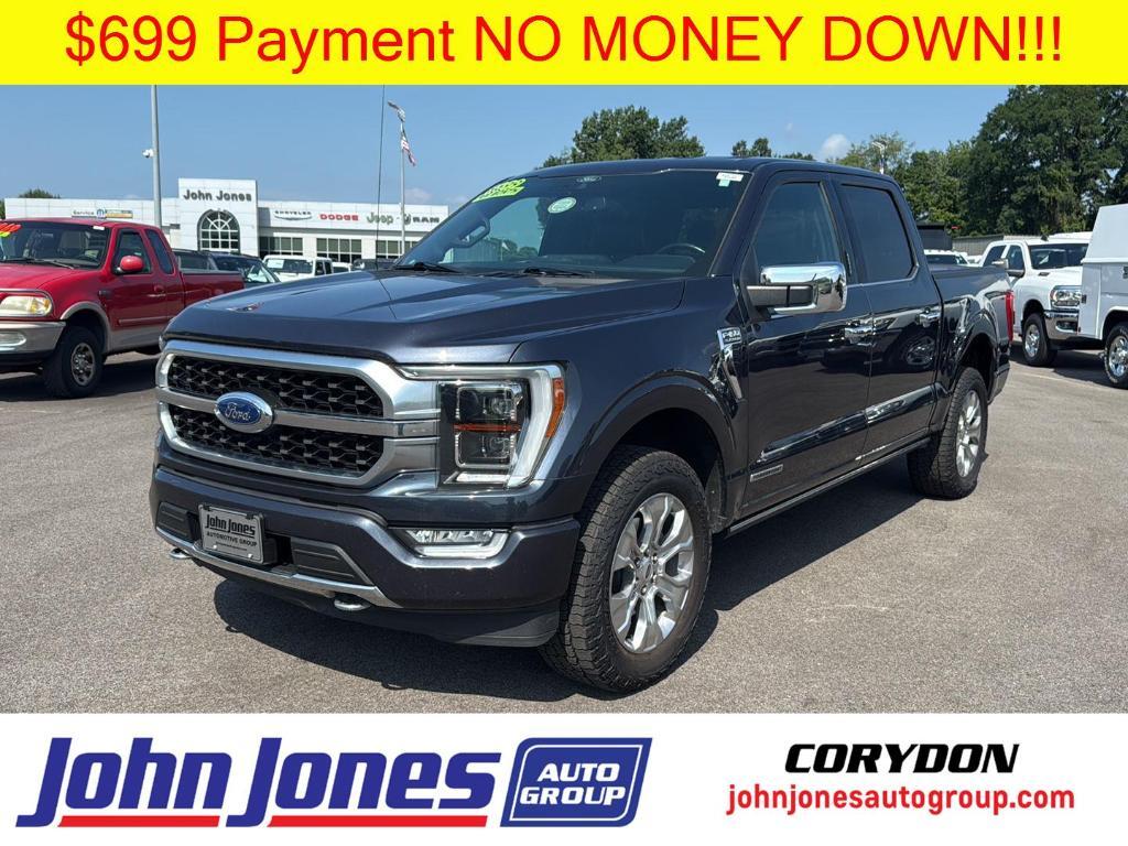 used 2021 Ford F-150 car, priced at $38,400