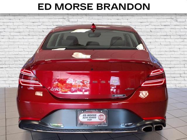 used 2023 Genesis G70 car, priced at $25,656