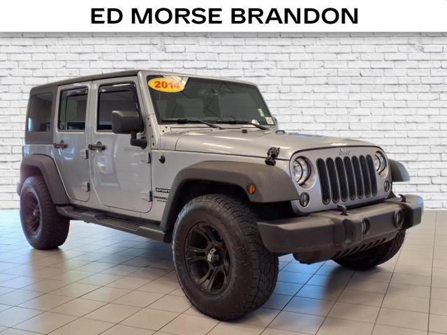 used 2014 Jeep Wrangler Unlimited car, priced at $15,258