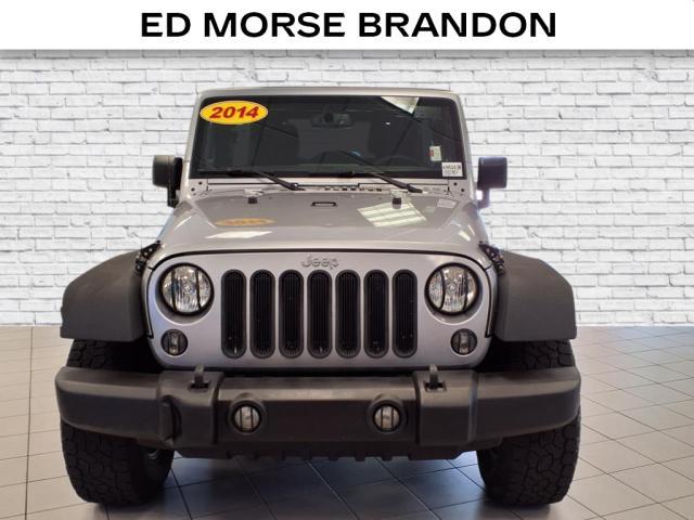 used 2014 Jeep Wrangler Unlimited car, priced at $15,258