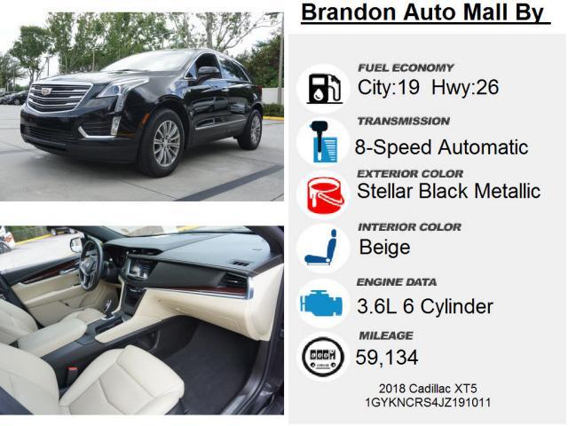 used 2018 Cadillac XT5 car, priced at $18,233