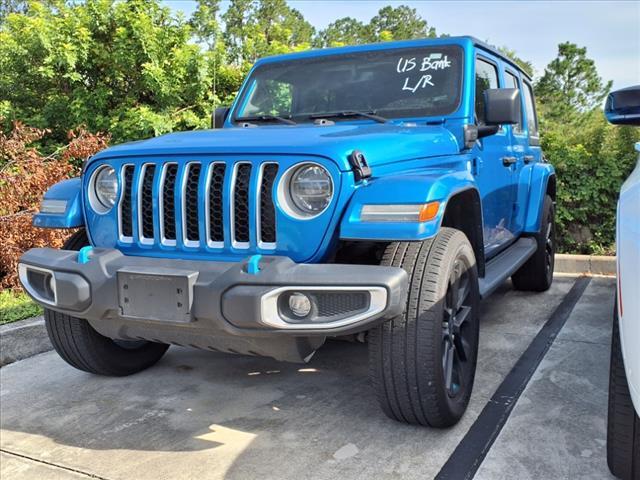 used 2022 Jeep Wrangler Unlimited 4xe car, priced at $34,748