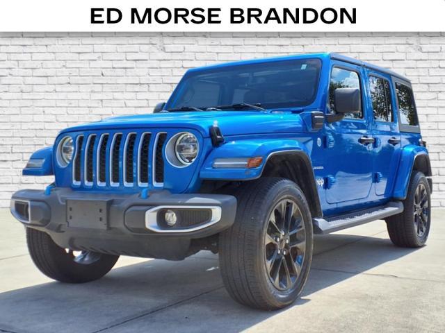 used 2022 Jeep Wrangler Unlimited 4xe car, priced at $33,741