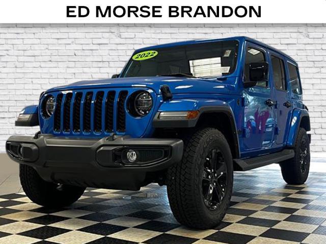 used 2022 Jeep Wrangler Unlimited car, priced at $37,945