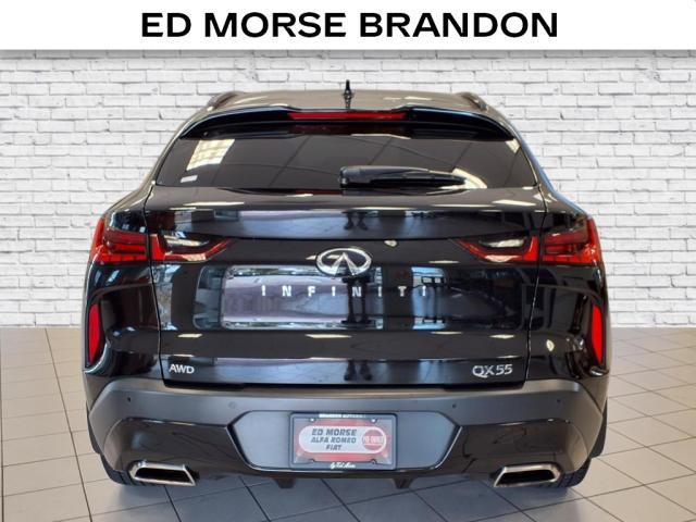 used 2022 INFINITI QX55 car, priced at $25,833