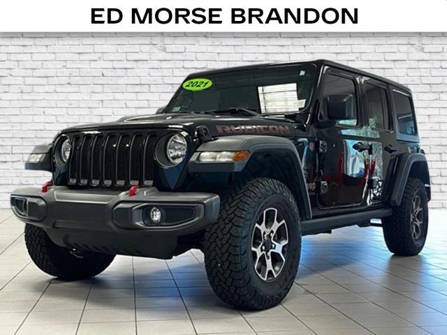 used 2021 Jeep Wrangler Unlimited car, priced at $34,332