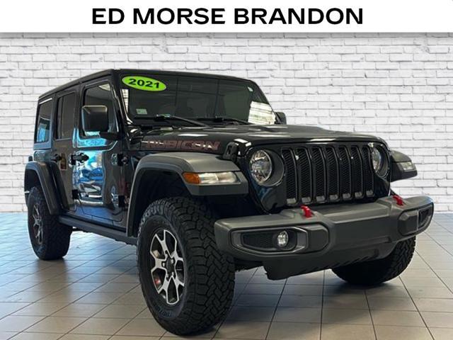 used 2021 Jeep Wrangler Unlimited car, priced at $33,882