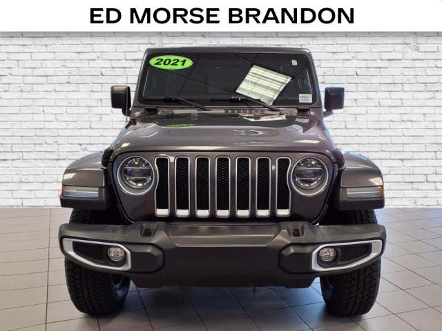 used 2021 Jeep Wrangler Unlimited car, priced at $32,647