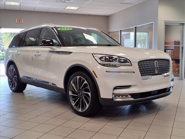 used 2021 Lincoln Aviator car, priced at $40,900