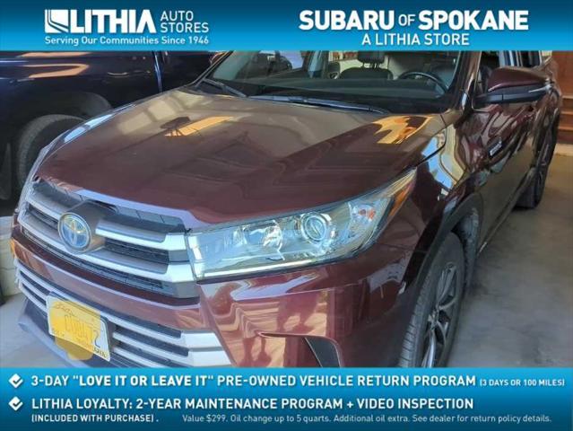 used 2019 Toyota Highlander Hybrid car, priced at $30,991