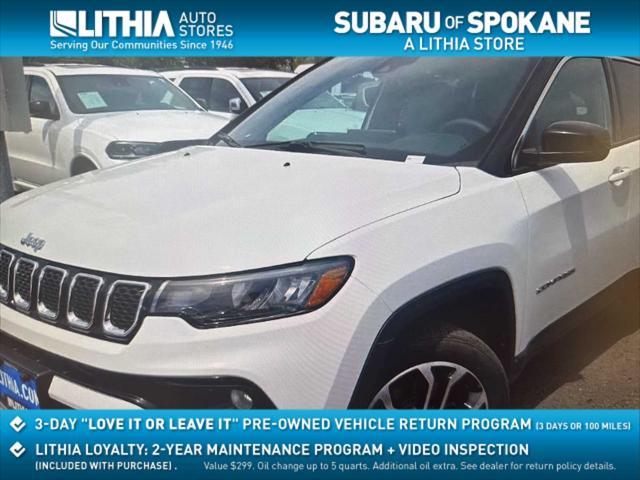 used 2024 Jeep Compass car, priced at $24,995