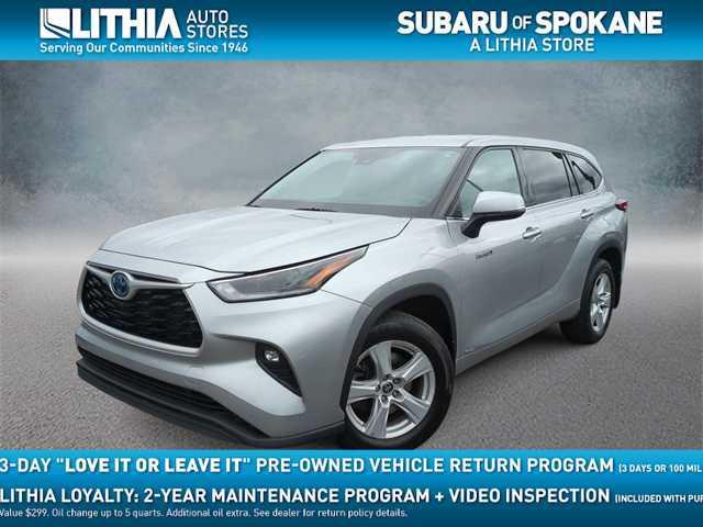 used 2021 Toyota Highlander Hybrid car, priced at $31,240