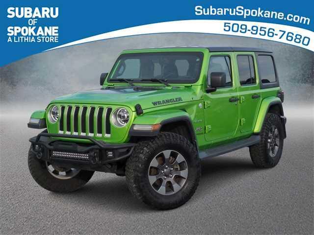 used 2018 Jeep Wrangler Unlimited car, priced at $23,375