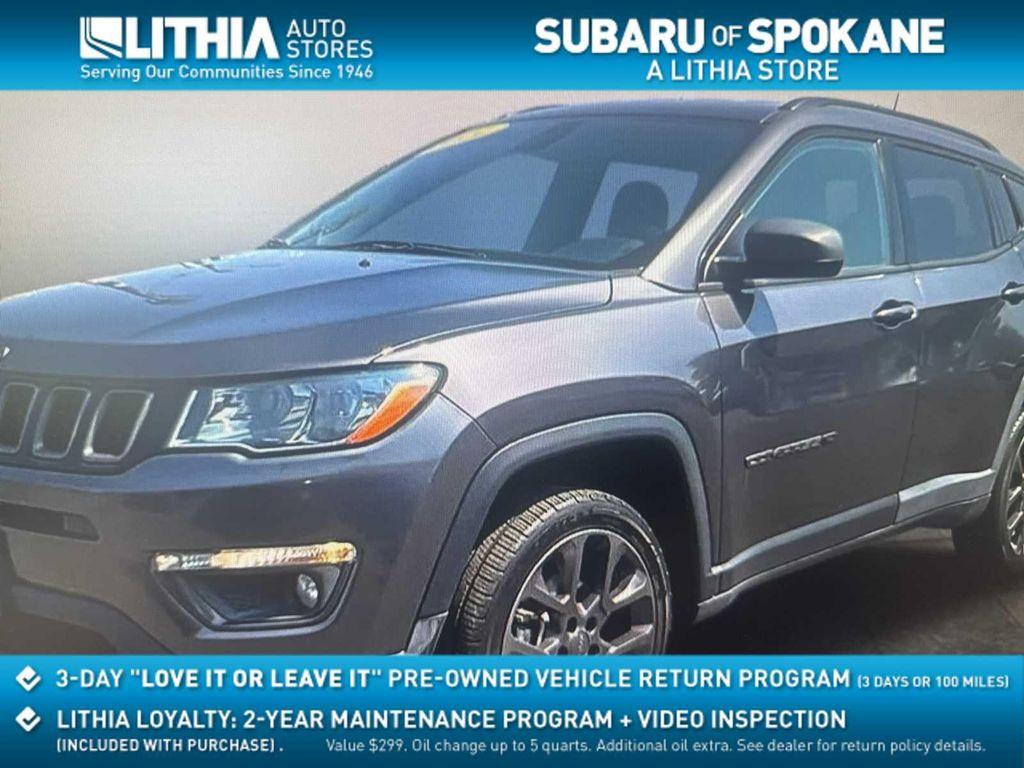 used 2021 Jeep Compass car, priced at $18,780